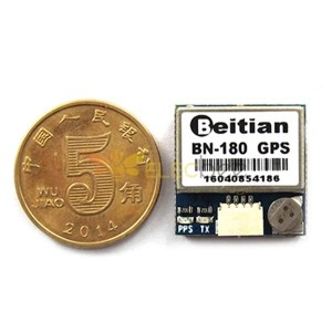 Beitian Menor Mini Dual GLONASS + GPS BN-180 Micro Double GPS Antena Módulo UART TTL Para CC3D F3 RC Drone Avião