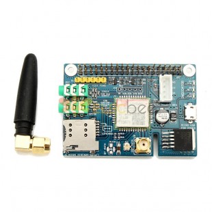 Carte de développement de module SIM800C GPRS GSM avec antenne SMA pour Raspberry Pi