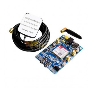 SIM808 Modul GPRS SMS Development Board IPX SMA mit GSM GPS Antenne