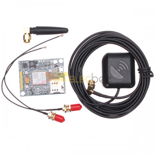 Placa de desenvolvimento SIM868 GSM GPRS módulo GPS bluetooth com duas antenas