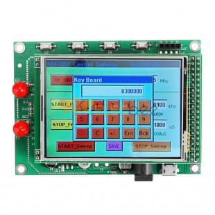 ADF4350 ADF4351 Placa generadora de fuente de señal de barrido RF 138M-4.4G/ 35M-4.4G STM32 con TFT LCD táctil 35M-4.4G(ADF4351)