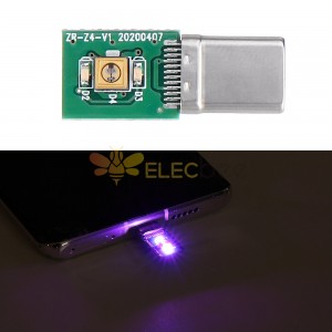 10 pièces 5V type-c Port panneau de lampe de désinfection ultraviolette Portable Module de LED de désinfection UVC rapide pour téléphone