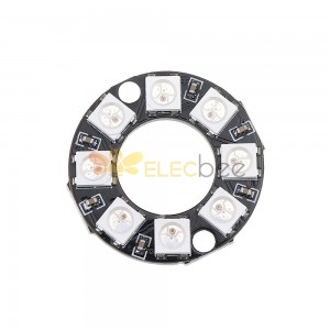 8-bit WS2812 5050 RGB LED Inteligente Full Color RGB Light Ring Development Board