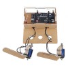 Beyboard Mecânico Clicker DIY Montagem Tecnologia Eletrônica DIY Kit de Cabeça Dupla Kit+12V adapter