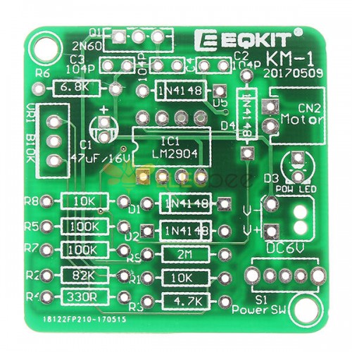 EQKIT® DC 6-12V PWM Motor Speed Controller Kit DIY Motor Speed Regulator  Set Sealed Potentiometer Stepless Speed Control With Long Service Life  Stable