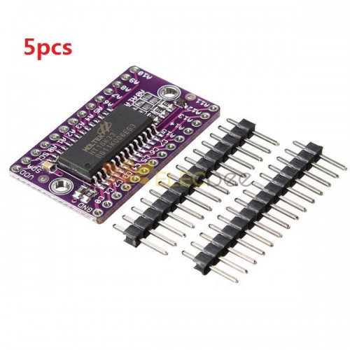 5pcs HT16K33 LED點陣驅動控制模塊數碼管驅動開發板