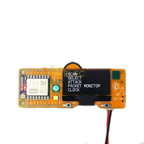 Deauther Mini EVO ESP8266 макетная плата 4 МБ ESP-07 1,3 дюйма OLED + RTC DS3231