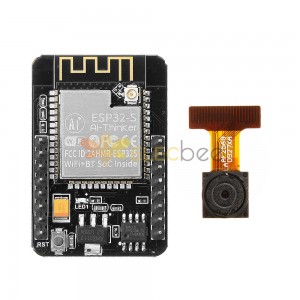 ESP32-CAM WiFi + placa de desenvolvimento de módulo de câmera bluetooth ESP32 com módulo de câmera OV2640