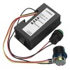 3 uds CCM5D DC 6V-30V 16kHz controlador de velocidad del Motor LED pantalla Digital 6-8A PWM regulador de velocidad Variable con carcasa