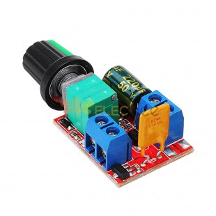 3 uds DC 3V a DC 35V 5A 90W Mini DC Motor PWM controlador de velocidad módulo regulador de velocidad ajustable Lig