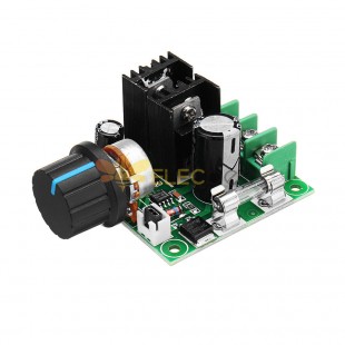 3 uds DC 9V a 50V 10A continuo ajustable PWM DC Motor controlador de velocidad módulo con perilla