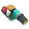3 uds DC 5V a 35V 5A Mini Motor PWM controlador de velocidad Ultra pequeño LED regulador de velocidad interruptor
