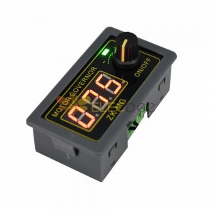 5pcs DC 5-30V 12V 24V 5A DC Motor Speed ​​Controller PWM Ajustável Display Digital Codificador