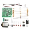 5pcs KM-1 DC 6-12V PWM Kit de controlador de velocidad del motor DIY Conjunto de regulador de velocidad del motor Potenciómetro sellado Control de velocidad continuo Larga vida útil Rendimiento estable Ruido pequeño y función de par grande