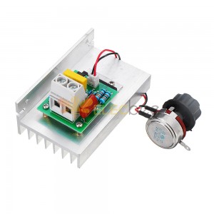AC 220V 10000W Control digital SCR Regulador de voltaje electrónico Control de velocidad Termostato atenuador