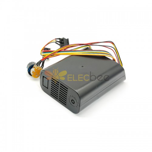 PWM DC Motor Speed ​​Controller Max 60A CW CCW Display Digital 0~100% Módulo de Acionamento Ajustável Construído no FAN