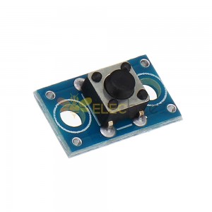 10 peças módulo chave 6x6mm módulo interruptor de botão de toque componente eletrônico
