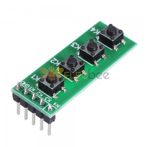 10 قطعة TB371 4 Key MCU لوحة أزرار لوحة المفاتيح متوافقة مع UNO MEGA2560 Pro Mini Nano Due لـ Raspberry Pi Teensy ++ for Arduino - المنتجات التي تعمل مع لوحات Arduino الرسمية