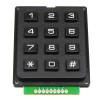 12 Key MCU Membrane Switch Keypad 4 x 3 Matrix Array Matrix Keyboard Module