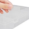 13 grille réglable composants électroniques projet stockage assortiment boîte perle organisateur boîte à bijoux mallette de rangement en plastique