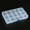 15 Grid Adjustable Electronic Components Project Storage Assortment Box Bead Organizer Jewelry Box Plastic Storage Case