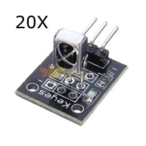 20Pcs KY-022 用于 Arduino 的红外红外传感器接收器模块 - 与官方 Arduino 板配合使用的产品