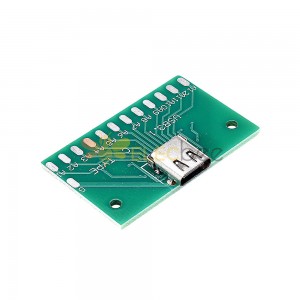 20pcs TYPE-C Female Test Board USB 3.1 with PCB 24P Female Connector Adapter For Measuring Current Conduction