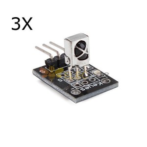 3Pcs KY-022 Module récepteur de capteur IR infrarouge pour Arduino - produits qui fonctionnent avec les cartes Arduino officielles