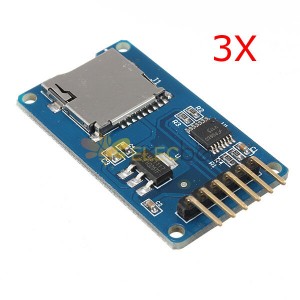 3Pcs Micro SD Carte TF Bouclier Mémoire Module SPI Micro SD Adaptateur