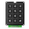 3 件 12 鍵 MCU 薄膜開關鍵盤 4 x 3 矩陣陣列矩陣鍵盤模塊，適用於 Arduino - 與官方 Arduino 板配合使用的產品