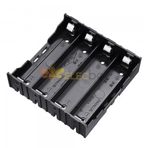 3 peças 4 slots 18650 suporte de bateria caixa de armazenamento de plástico para 4*3,7 V 18650 bateria de lítio com 8 pinos
