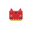 Couvercle de boîtier de protection en Silicone rouge 3 pièces pour carte mère Type A modèle de chat