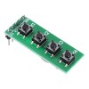 3 قطع TB371 4 Key MCU لوحة أزرار لوحة المفاتيح متوافقة مع UNO MEGA2560 Pro Mini Nano Due لـ Raspberry Pi Teensy ++ لـ Arduino - المنتجات التي تعمل مع لوحات Arduino الرسمية
