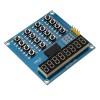 3pcs TM1638 3선 16 키 8비트 키보드 버튼 디스플레이 모듈 Arduino용 디지털 튜브 보드 스캔 및 키 LED-공식 Arduino 보드와 함께 작동하는 제품