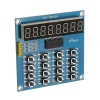3pcs TM1638 3-Wire 16 Keys 8 Bits Keyboard Buttons Display Module Digital Tube Board Scan And Key LED pour Arduino - produits qui fonctionnent avec les cartes Arduino officielles