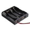 4スロットAAAバッテリーボックス4xAAAバッテリー用バッテリーホルダーボードDIYキットケース