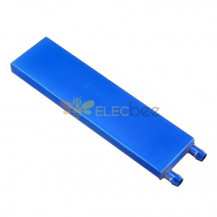 40*160 0.5mm Bleu En Alliage D'aluminium Bloc De Refroidissement Par L'eau Radiateur Liquide Refroidisseur Dissipateur De Chaleur Équipement