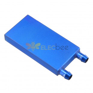 40*80 0,5 мм синий алюминиевый сплав блок водяного охлаждения радиатор жидкостный охладитель радиатор оборудование