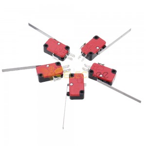 5 peças V-153-1C25 alavanca de dobradiça longa miniatura básica microinterruptor SPDT 15A