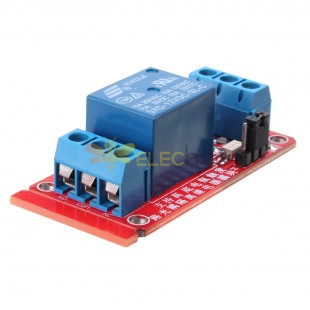 Module de relais optocoupleur de déclenchement de niveau 5 pièces 1 canal 12V pour Arduino-produits qui fonctionnent avec les cartes Arduino officielles