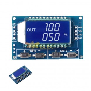 5 uds 1Hz-150Khz 3,3 V-30V generador de señal PWM frecuencia de pulso ciclo de trabajo módulo ajustable tablero de pantalla LCD