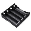 5 件 4 槽 18650 電池座塑料外殼收納盒適用於 4*3.7V 18650 鋰電池 8Pin