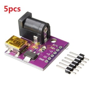 5pcs 5V 미니 USB 전원 커넥터 DC 전원 소켓 보드 모듈