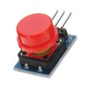 5pcs Big Key Module Push Button Switch Module With Hat High Level Output Electronic Switch Module