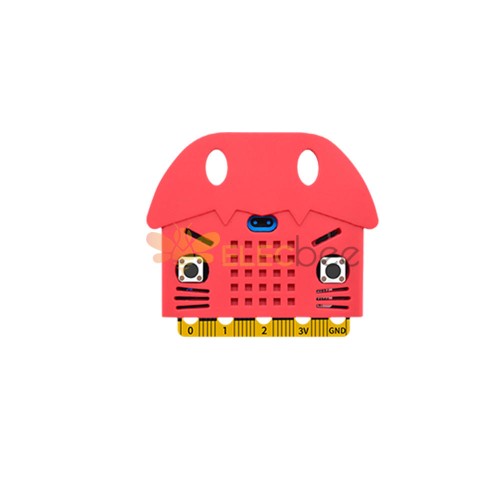 Couvercle de boîtier de protection en Silicone rouge 5 pièces pour modèle de chat de Type C de carte mère