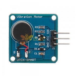 Modulo motore a vibrazione 5 pezzi Mini motore a corrente continua vibrante piatto per Arduino - prodotti che funzionano con schede Arduino ufficiali