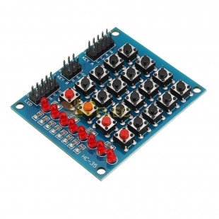 8 LED 4x4 кнопочный переключатель 16 клавиш матричный независимый модуль клавиатуры для AVR ARM STM32