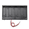 Caixa de bateria AA com 8 slots placa de suporte de bateria com interruptor para 8 baterias AA kit DIY estojo