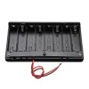 Caixa de bateria AA com 8 slots placa de suporte de bateria com interruptor para 8 baterias AA kit DIY estojo