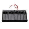 Caixa de bateria AA com 8 slots placa de suporte de bateria com interruptor para 8 baterias AA kit DIY estojo